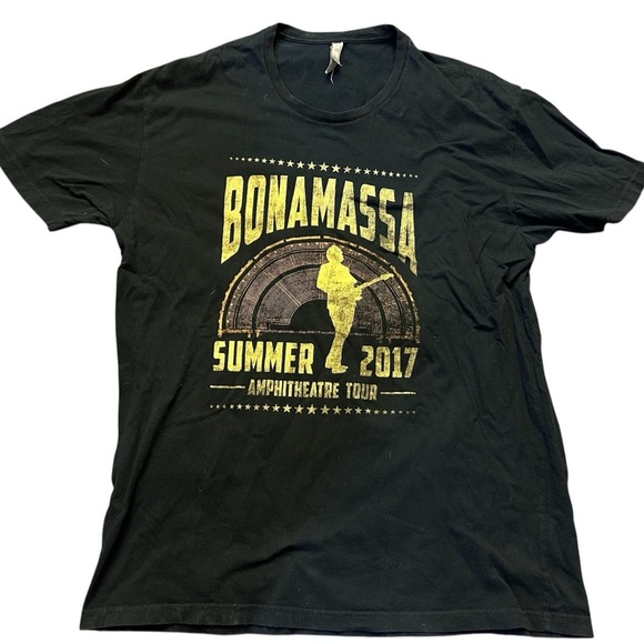 Bonamassa tour shirt 2017 black size XL - Picture 1 of 5